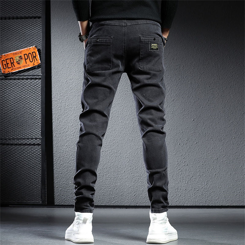 Calça jogger jeans masculina confort aristocratta