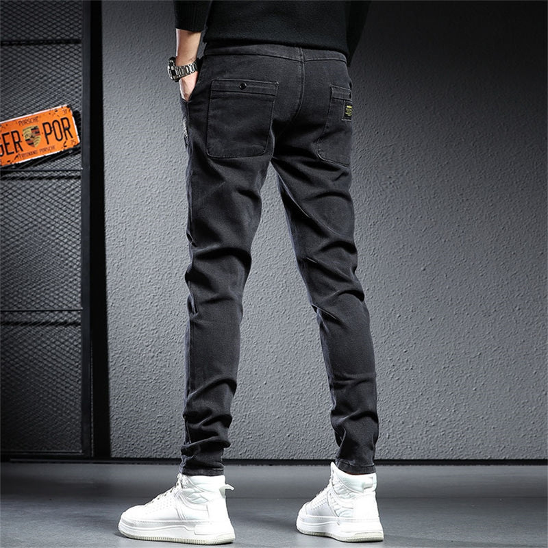 Calça jogger jeans masculina confort aristocratta