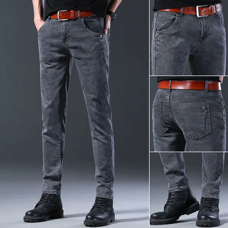 Calça Jeans com elastano masculina Brim Designer aristocratta