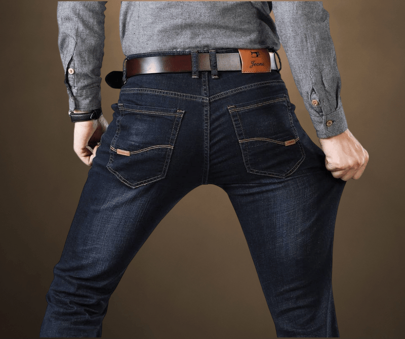 Calça Jeans com elastano masculina Brim Designer aristocratta