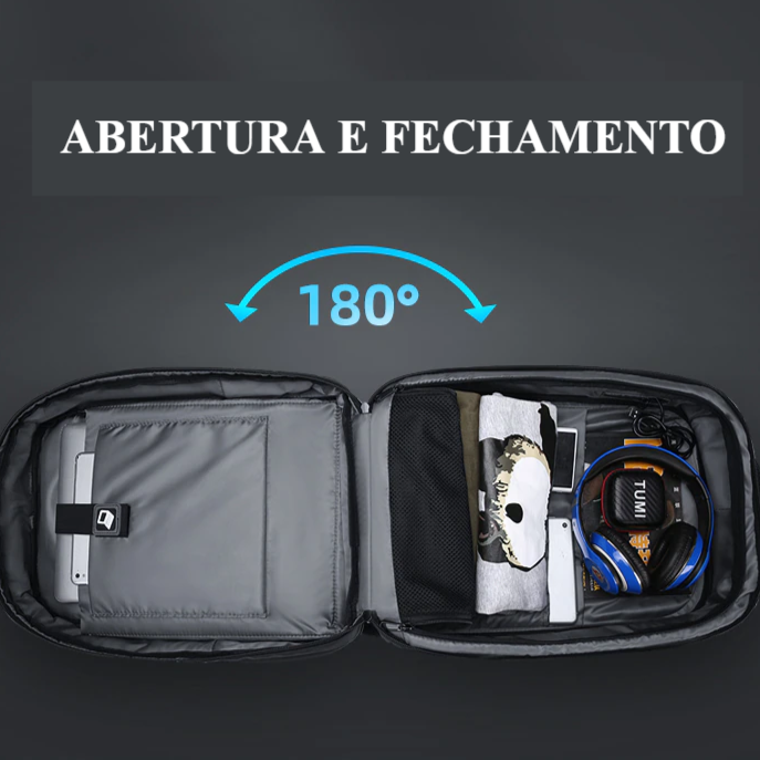 Mochila Veneza 3D com Carregador Integrado