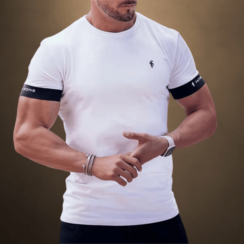 Camiseta masculina slimfit casual aristocratta