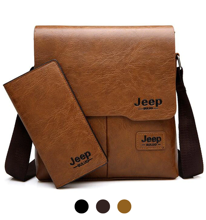 Bolsa de Couro Jeep Elegância Man