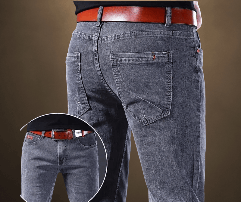 Calça Jeans com elastano masculina Brim Designer aristocratta