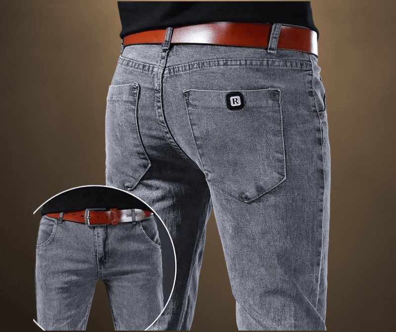 Calça Jeans com elastano masculina Brim Designer aristocratta