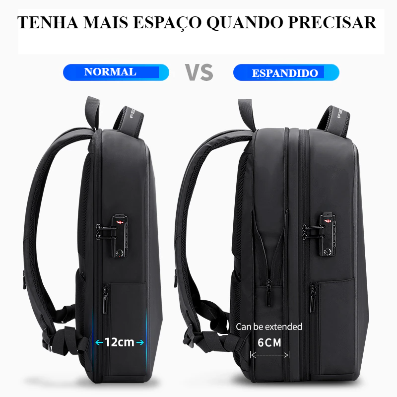 Mochila Veneza 3D com Carregador Integrado