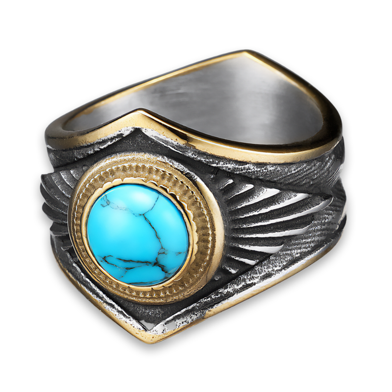 Anel Masculino | Fantasy Blue Stone