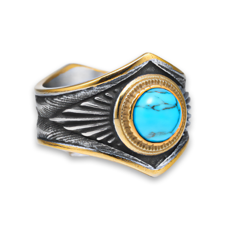 Anel Masculino | Fantasy Blue Stone