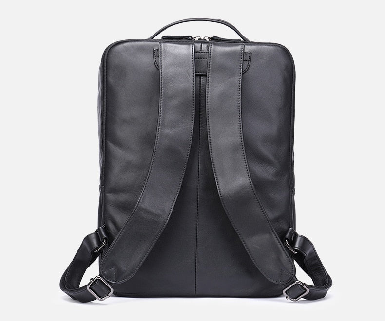 Mochila de Couro Genuíno Génova Notebook 14"