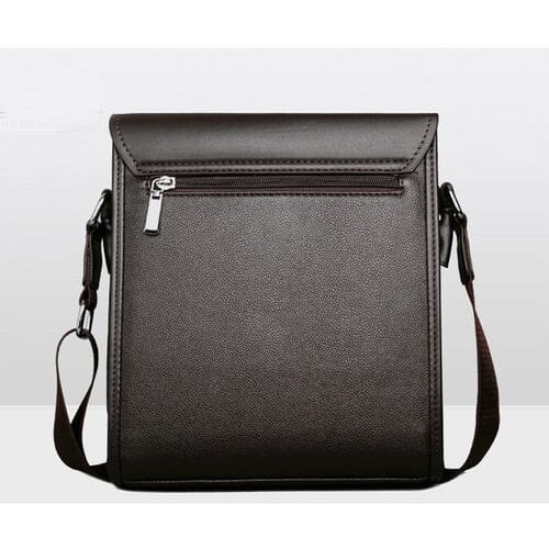 Bolsa Mensageiro Masculina Em Couro Vintage - Milano Vertical