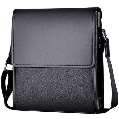 Bolsa Mensageiro Masculina Em Couro Vintage - Milano Vertical