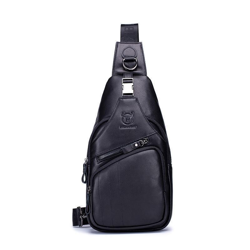 Bolsa de Ombro Masculina - 100% Couro